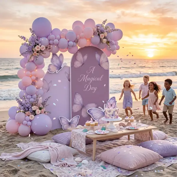 Magical Day Butterfly Backdrop Set 5