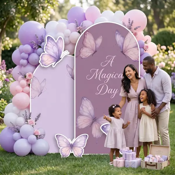 Magical Day Butterfly Backdrop Set 3