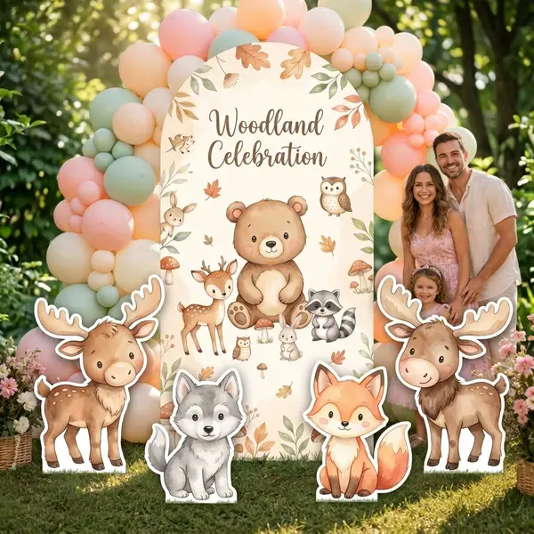 Woodland Celebration Backdrop Set