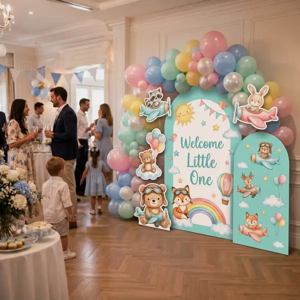Welcome Little One Backdrop Set 8