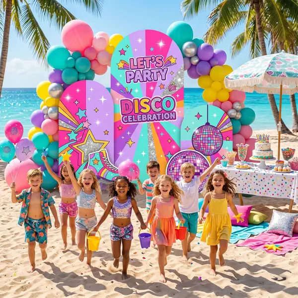 Disco Celebration Backdrop Set 10