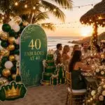 Fabulous at 40 Birthday Backdrop Set 10