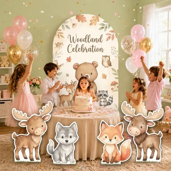 Woodland Celebration Backdrop Set 12