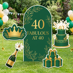 Fabulous at 40 Birthday Backdrop Set 1