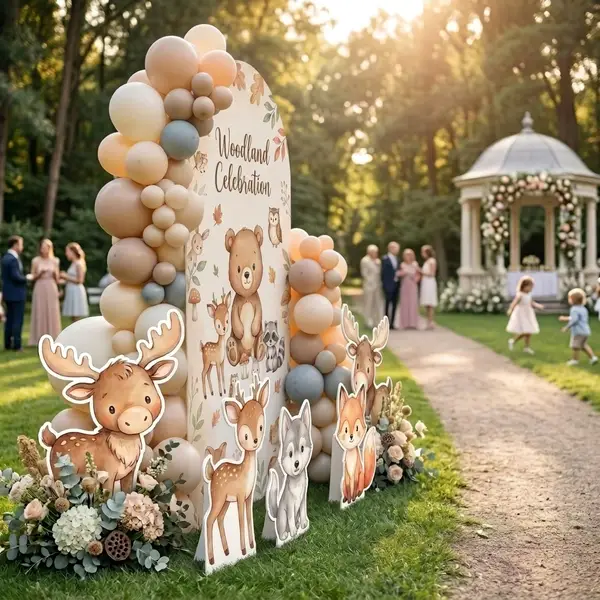 Woodland Celebration Backdrop Set 10