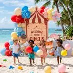Welcome to the Circus Backdrop Set 12