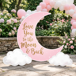 Love You to the Moon Backdrop Set 1