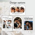 Personalized Photo Wedding Sign 3