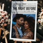 Personalized Photo Wedding Sign 1