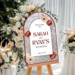 Stained Glass Wedding Sign 1
