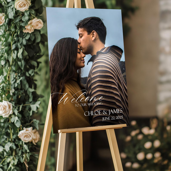 Photo Acrylic Wedding Sign 1