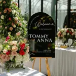 Minimalist Acrylic Wedding Sign 1