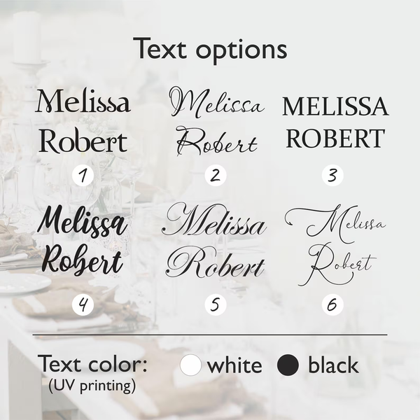Gold Mirror Wedding Sign 5