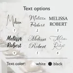 Floral Mirror Wedding Sign 3