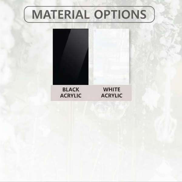 Luxury White Acrylic Sign 2
