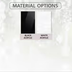 Luxury White Acrylic Sign 2