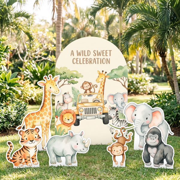 Wild Sweet Celebration Backdrop Set 1