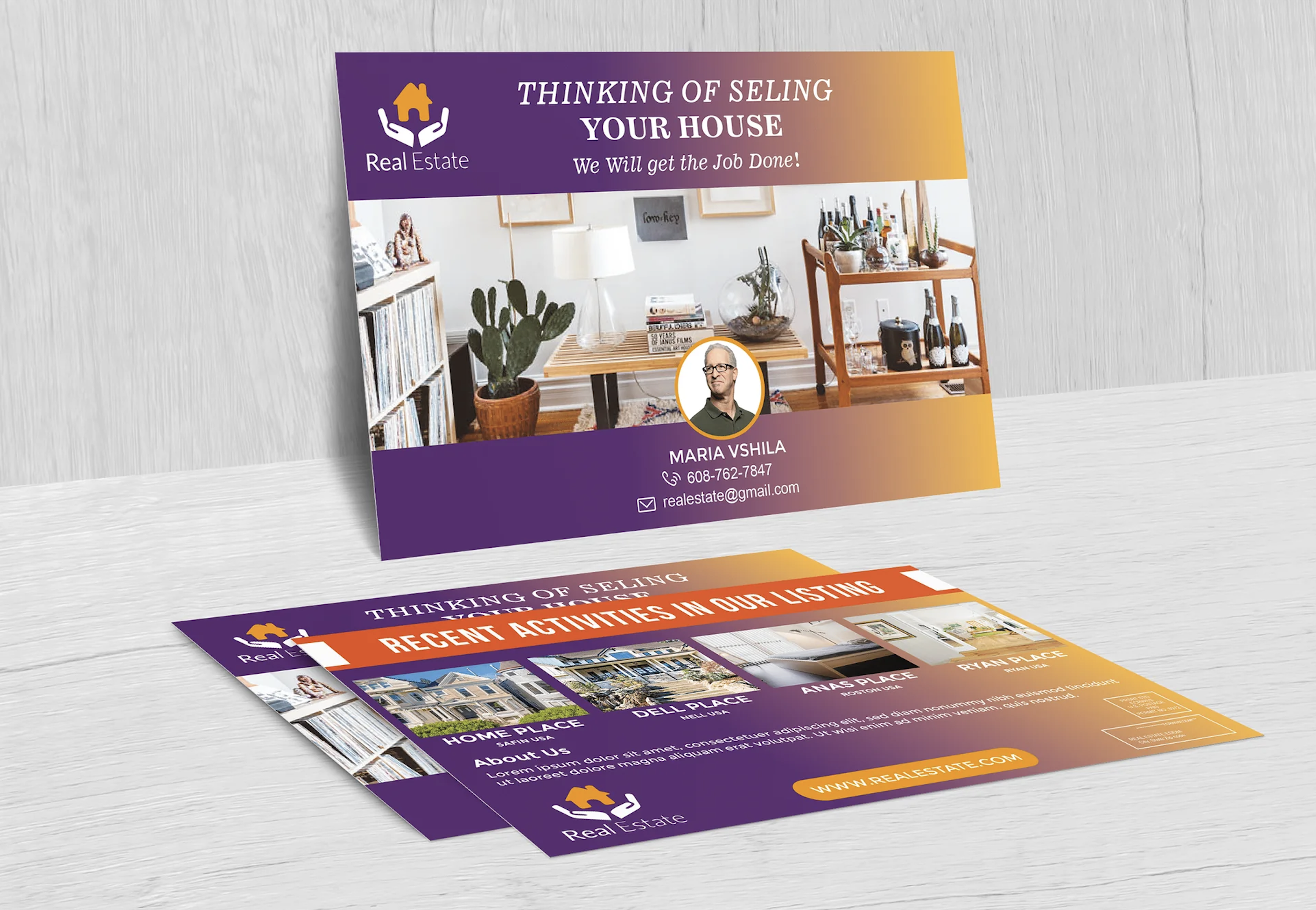 Bulk postcard printing – full-color gloss or matte finish, same-day service in NYC & Jersey City