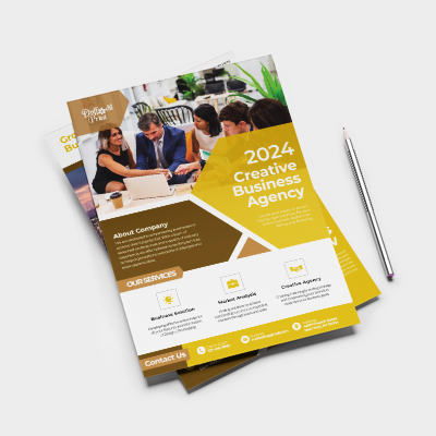 Same-day flyer printing – 5.5x8.5, 8.5x11, 100 lb gloss text, NYC Jersey City