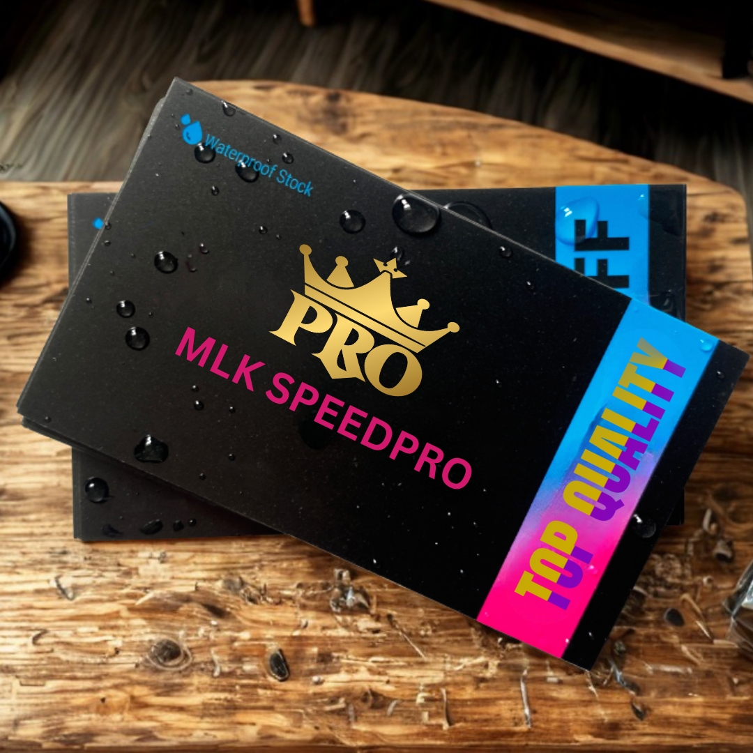 Waterproof cards printed on durable, water-resistant material – ideal for events, promotions, or outdoor use, pickup in Jerse
