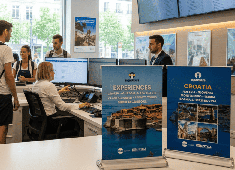 Same-day table top banner stand printing – portable displays for events, Jersey City NYC