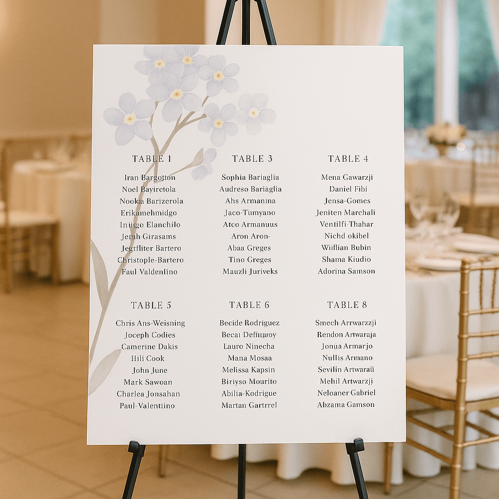 Wedding Foam Boards 2