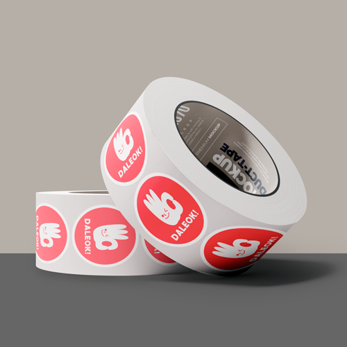 Etiquetas Redondas en Rollo