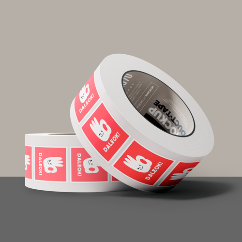 Etiquetas Cuadradas en Rollo