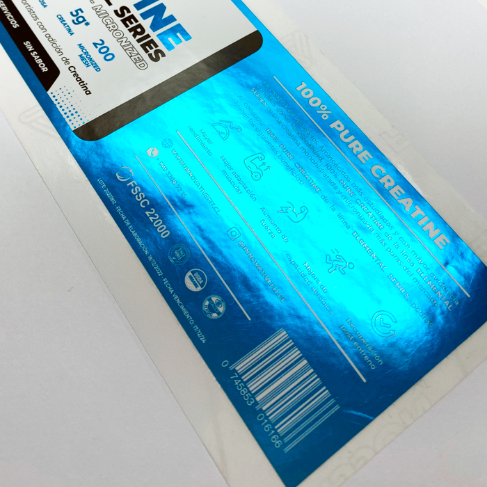 Etiquetas Adhesivas Metalizadas