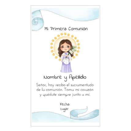 Santitos Primera Comunión Pequeña Luz