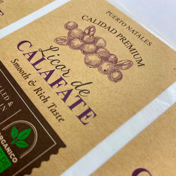 Etiquetas Adhesivas Papel Kraft