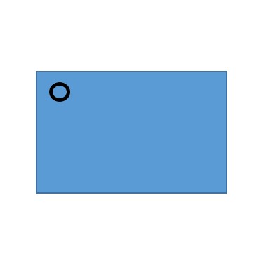 Esquina superior Izquierda (para Tarjeta Horizontal)