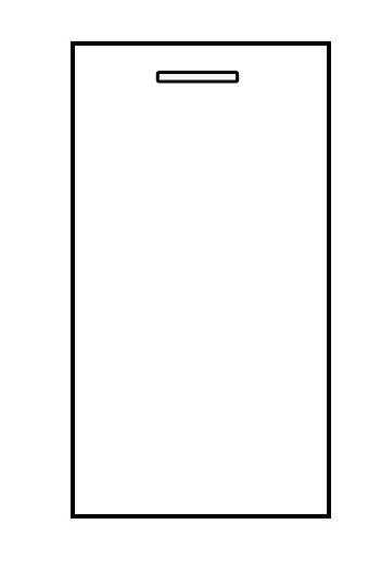 Perforación en Extremo Superior al Centro