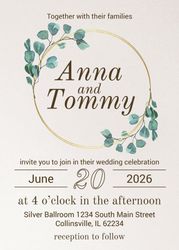 Invites - Eucalyptus