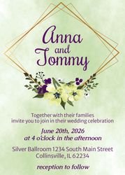 Invites - PurpGreen