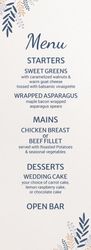 Menu Blue-Gold