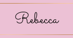 Name Card - Pink Flowers