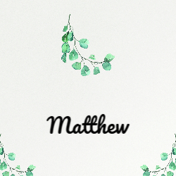 Name Card - Folded - Eucalyptus