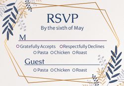 RSVP - Blue Gold