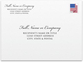 Address, Stamp + Ship To Me