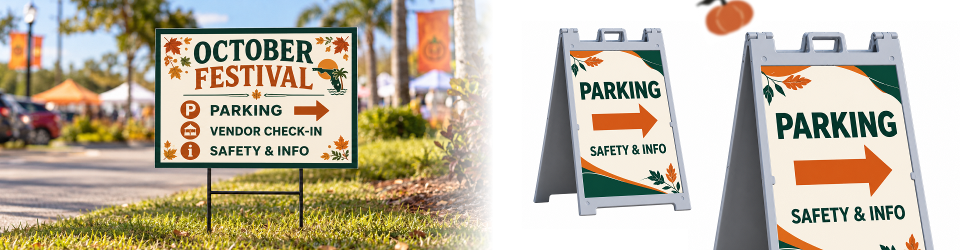 Essential Signage for October Festival Events in Brevard County
