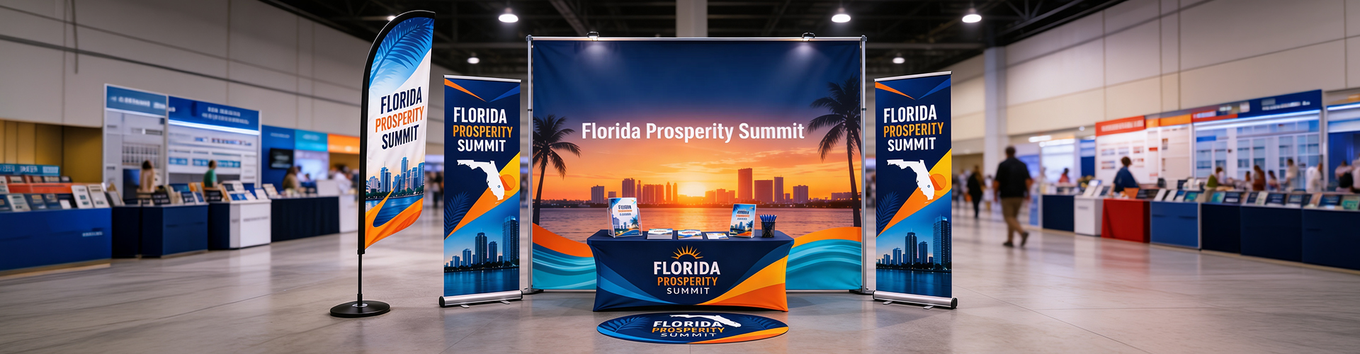 High-Converting Booth Displays for Florida Prosperity Summit