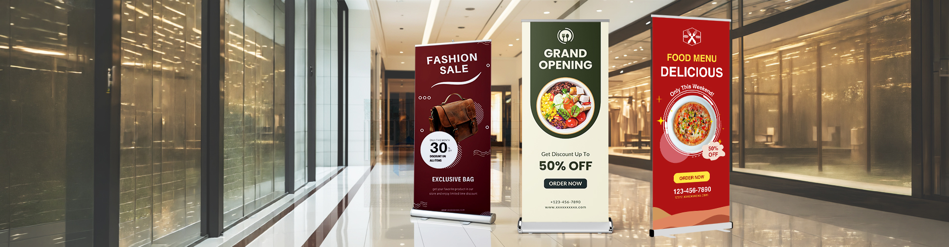 In-Store Banner Displays That Capture Attention Instantly