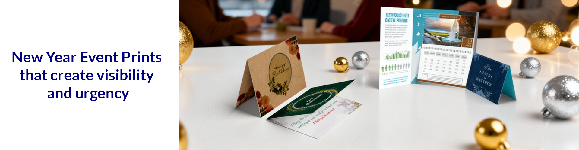 New Year Event Prints that create visibility and urgency
