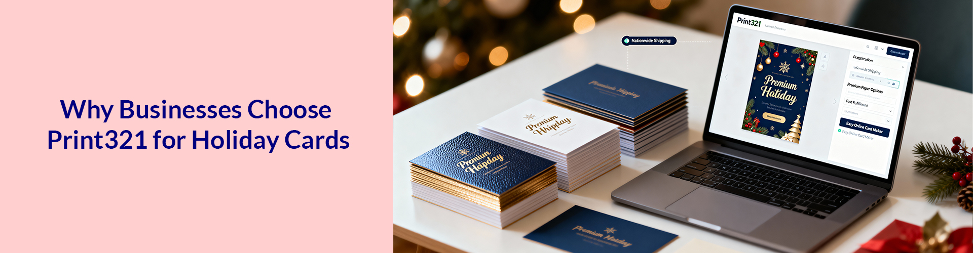 Why Businesses Choose Print321 for Holiday Cards