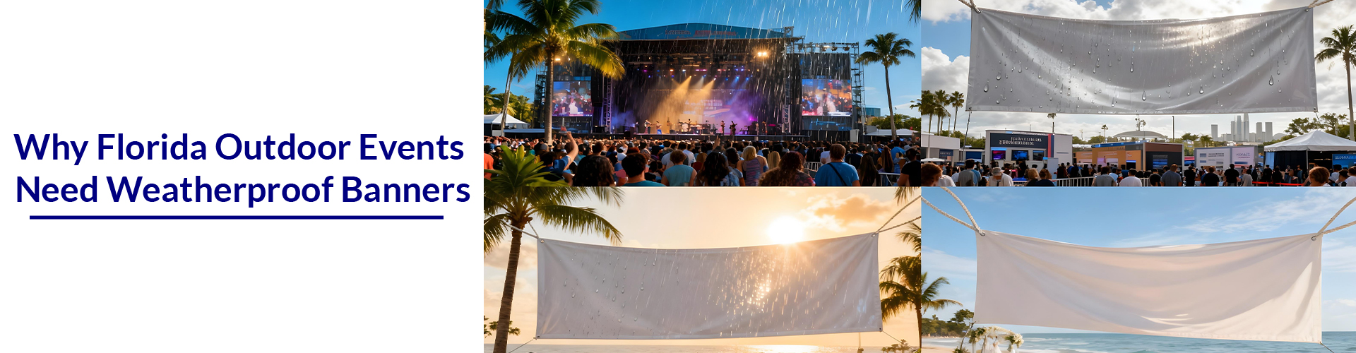 Why Florida Outdoor Events Need Weatherproof Banners
