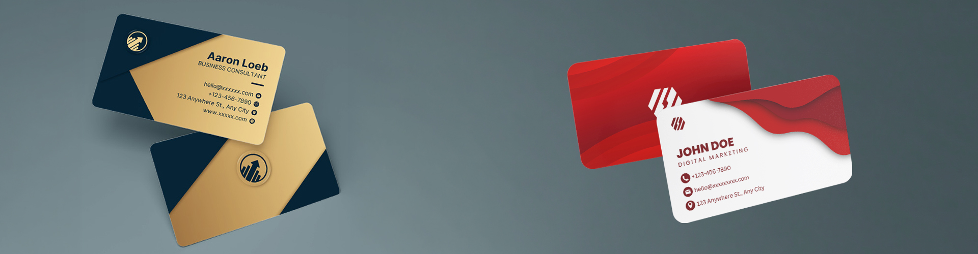 Professional Business Card Design and Printing Process