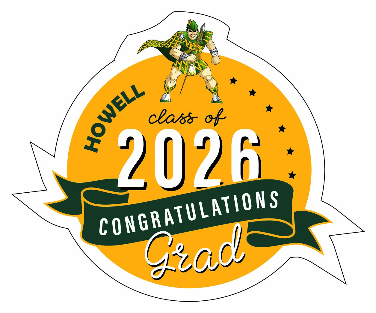 Howell Senior Decals