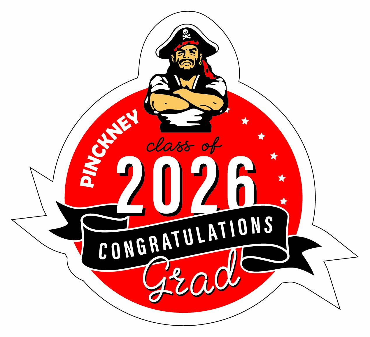 Pinckney Senior Decals 1
