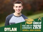 Howell Senior Signs 3
